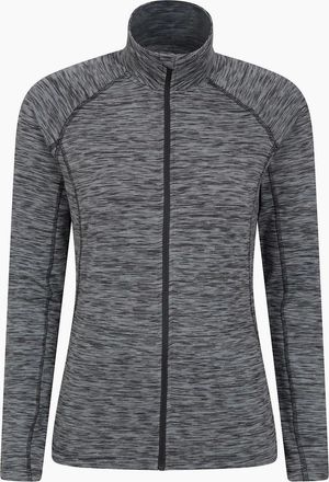 Mountain Warehouse Womens Mountain Warehouse Womens/Ladies Bend & Stretch Full Zip Midlayer - Black - Size: 16