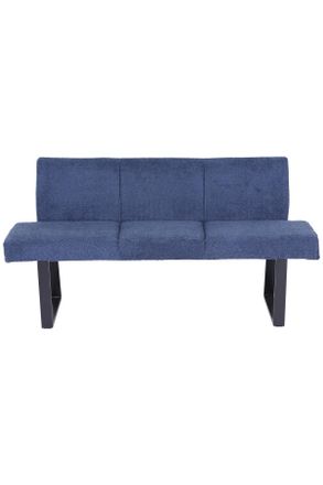 MID.YOU Mid.you Sitzbank, Dunkelblau, Metall, Textil, 166x82x61 cm, Esszimmer, B&auml;nke, Sitzb&auml;nke
