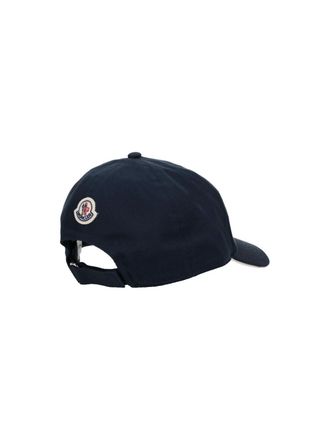Moncler Mens Hats Blue Cotton