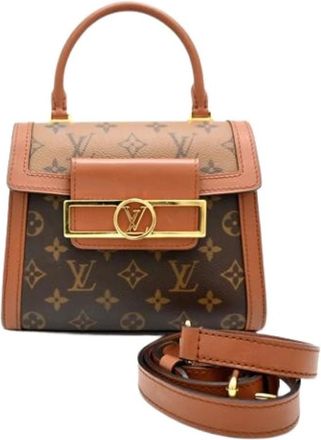 Louis Vuitton Pre-owned Monogram Reverse Schoudertas - Dames - Vintage Handtas - Bruin - ONE Size - Vintage