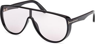 Tom Ford Achilles Smoke Shield Mens Sunglasses FT1182 01A 138