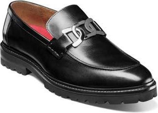Stacy Adams Hale Moc Toe Loafer in Black at Nordstrom Rack, Size 10.5