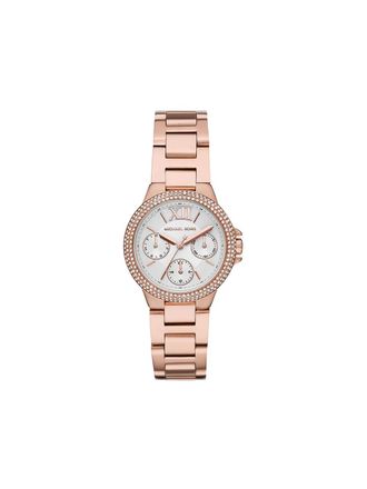 Michael Kors Camille rhinestone 33mm watch - Bianco