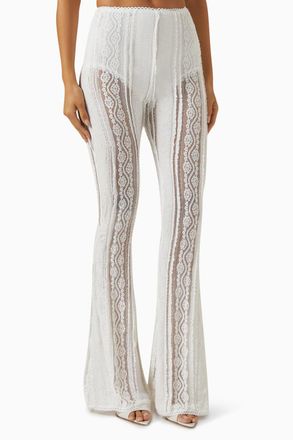 Charo Ruiz Ibiza Eana Trouser In White Tannis