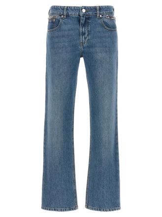 Stella McCartney Light Blue Regular Mid Rise Jeans