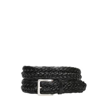 Orciani Belts, male, Black, Size: 110 CM Leather Belt