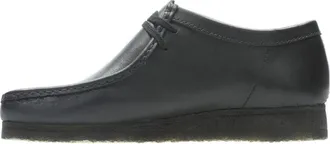 Clarks Wallabee Boots Black Leather 26155514
