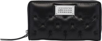 Maison Margiela Black Quilted Leather Wallet