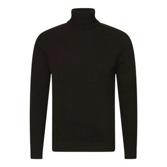 Oscar Jacobson Turtlenecks, male, Brown, Size: 2XL Salim Regular Fit Rollneck