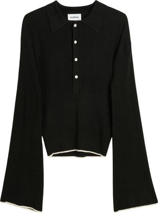 Soulland Dames, Truien, Zwart, Maat: Xs/S