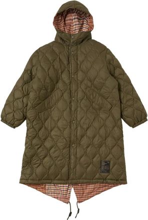 Universal Works Parkas, male, Green, Size: L Reversible Parka