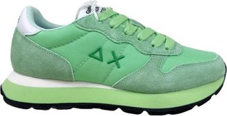 Sun 68 Sneakers, female, Green, Size: 11 US Ally Solid Sneaker