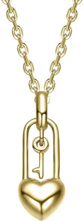 Rachel Glauber 14K Plated Pendant Necklace