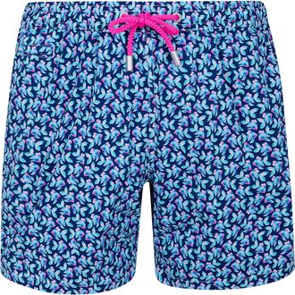 MC2 Saint Barth Lighting Micro Stretch Silk Fish Swim Shorts