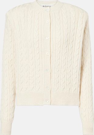 R&oacute;he R&oacute;he Cable-knit cotton and wool cardigan