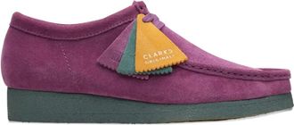 Clarks Wallabee desert boots - unisex - Rubber/Calf Suede/Calf Leather - 7 - Purple
