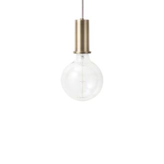 Ferm Living Socket Pendelleuchte Low, Messing