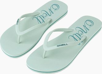O'Neill Womens ONeill Womens Profile Logo Flip Flops - Blue - Size: 7/8 uk