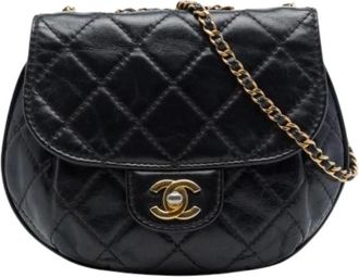 Chanel Borsa a spalla vintage pre-owned con patta - - Pre-owned - Donna - Nero - ONE SIZE