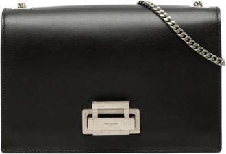 Saint Laurent Pre-owned Metropolis Leren Schoudertas - Dames - Vintage Schoudertas - Zwart - ONE Size - Leer - Vintage