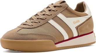 Gola Pacer Womens Shoes Light Caramel/Off White : 9.5 B - Medium, Suede/Synthetic