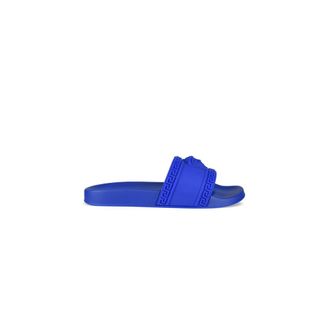 Versace Schoenen, Heren, Blauw, 40 EU, Medusa Pool Slide