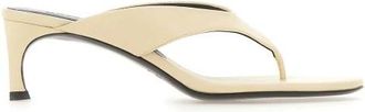 Rotate Heeled Mules - Dames - Muiltjes - Beige - 37 EU - Leer - Schoenen