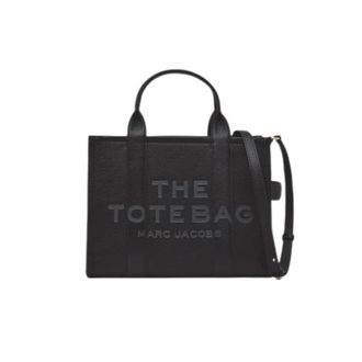 Marc Jacobs Tote Bags, female, Black, Size: ONE SIZE The Leather Medium Tote Bag