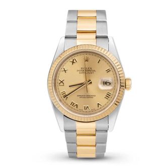 Rolex Pre-owned Rolex Datejust Automatic Chronometer Champagne Dial Unisex Watch 116233 CRO