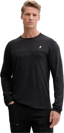 Peak Performance Fitness, Heren, Zwart, S, Wol, Trail Wool-Blend Longsleeve