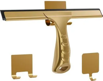 OEM Escobilla De Ducha De Acero Inoxidable, Escobilla Para Ventanas - Vers&aacute;til Para Puertas De Ducha De Vidrio, Espejos, Ba&ntilde;os - 10 Pulgadas - Multifuncio
