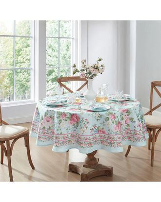 Elrene Vintage Floral Garden Tablecloth - Round