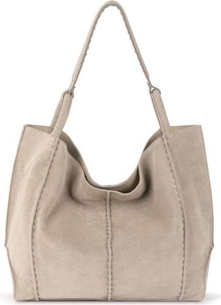The Sak Los Feliz Large Tote Leather Bag in Sand Suede at Nordstrom