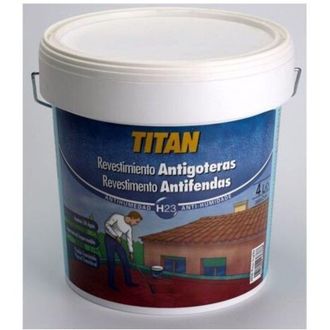 Titan Pintura Antigoteras Acrilico 15 Lt Ro/in Semi-mate Ext. Titan