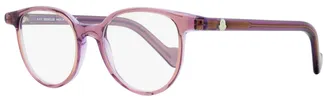 Moncler Womens Eyeglasses ML5032 074 Transparent Pink/Violet 47mm