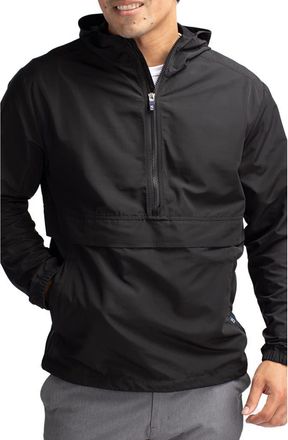 Cutter & Buck Charter Anorak Jacket in Black at Nordstrom, Size Xxx-Large