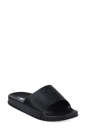 GaaHuu Perforated Slide Sandal in Black at Nordstrom Rack, Size Medium