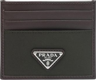 Prada Wallets & Cardholders - Heren - Portefeuilles - Groen - ONE Size - Accessoires