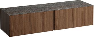 Laufen Il Bagno Alessi Cajonera, Encimera De Piedra Marrone - Laufen