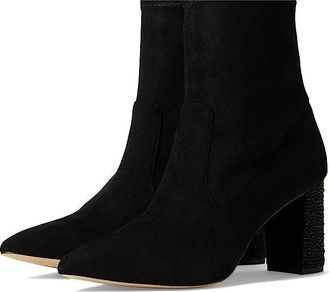 Badgley Mischka Gina Boots Womens Black Pointed Toe Bootie JOBB1149