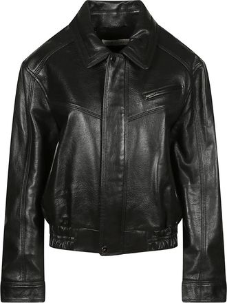 Nour Hammour Giacca Clint con zip - Nero