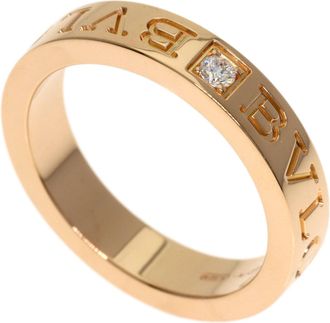 Bulgari Pink Gold Pink Gold (18K) Band Ring (Pre-Owned)