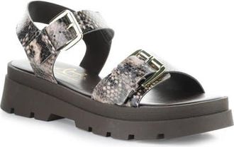 Bos. & Co. Cinder Platform Sandal in Taupe at Nordstrom, Size 10-10.5Us