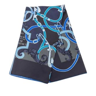 Herm&egrave;s Pre-owned Scarves, female, Blue, Size: ONE SIZE Pre-owned Par Mefsire Antoine De Plvvinel Scarf