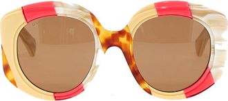 Gucci Tricolor Occhiali Da Sole Multicolor-Donna