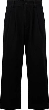 A Gold E Slater Trouser - Heren - Wijde Broeken - Zwart - W29 - Katoen - Broeken