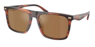 Coach HC8440U CBY95 5906/O Mens Sunglasses Brown Size 57