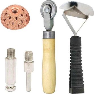 OEM Herramientas Discos Pulido Neum&aacute;ticos Disco Pulido Acero Tungsteno 42 Mm Rodillo Neum&aacute;ticos Cuchilla Rascadora Afilar Neum&aacute;ticos Pulido