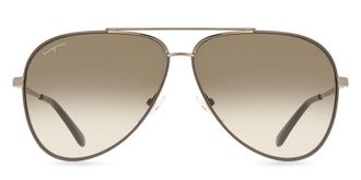 Ferragamo SF 131S 211 Mens Sunglasses Brown Size 60