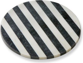 Tag Striped Round Marble Board Black Multi Marble Everyday at Nordstrom